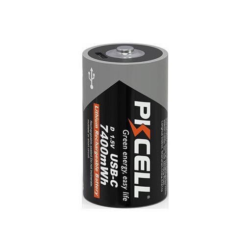 锂充电电池 - Shenzhen PKCELL Battery Co. Ltd - D 型 / 1.5V / 专业