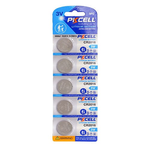 锂锰电池 - 2016 - Shenzhen PKCELL Battery Co. Ltd - 圆形 / CR / 3V