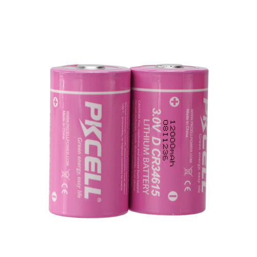 锂锰电池 - CR34615 - Shenzhen PKCELL Battery Co. Ltd - 圆柱形 / 3V / IEC