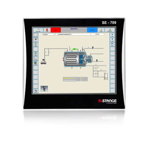 紧凑型可编程控制器 - SE-709  - Stange Elektronik - 集成式 / 内置I/O / 触摸屏
