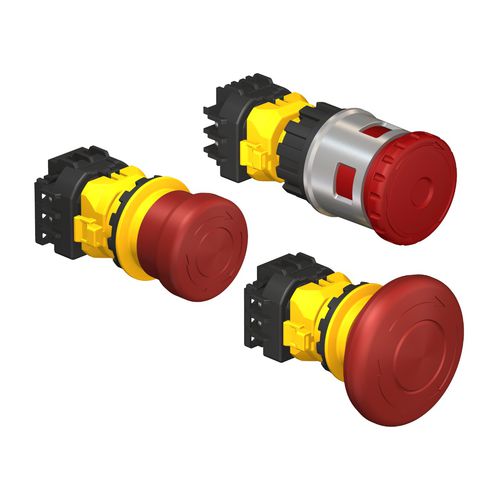面板式按钮式开关 - SSA-EB series - BANNER ENGINEERING CORP. - 紧急制动 / IP65 / 发光