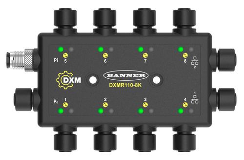 EtherNet/IPI/O - DXMR110 - BANNER ENGINEERING CORP. - 模拟 / Modbus TCP / IO-Link
