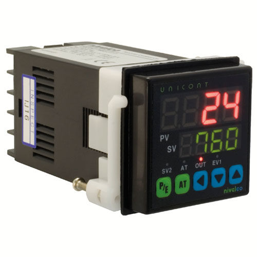 温度指示器及控制器 - UNICONT PMG-400 - NIVELCO Process Control Co. - LED显示 / 4位显示 / 面板型