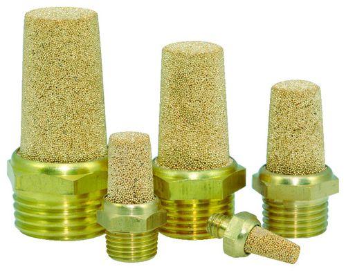 排放消声器 - 11130-N - Clippard/克力帕 - 用于阀门 / 青铜 / 黄铜