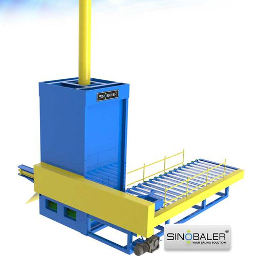 油桶打包压缩机 - SVB2-MD-400A - SINOSPECT INDUSTRIAL CO.,LTD - 垂直 / 前开式 / 自动