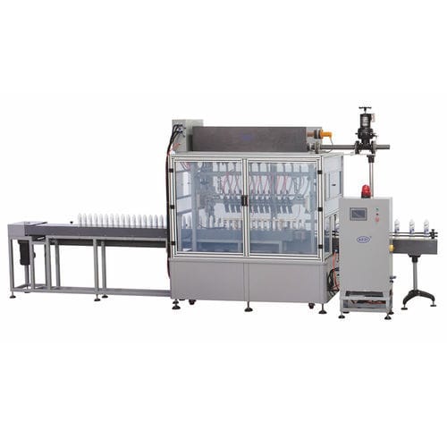自动灌装机 - DZG/F - Shanghai Ke Si Packing Machinery Co.,Ltd. - 瓶子 / 液体 / 用于腐蚀性产品