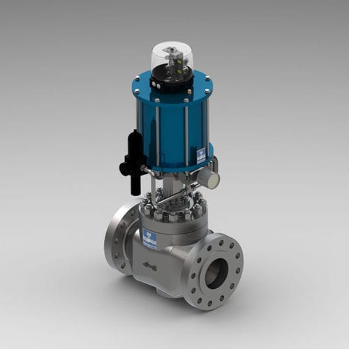塞栓阀门 - KVH-GT - Kühme Armaturen GmbH - 气动 / 用于气体 / 法兰