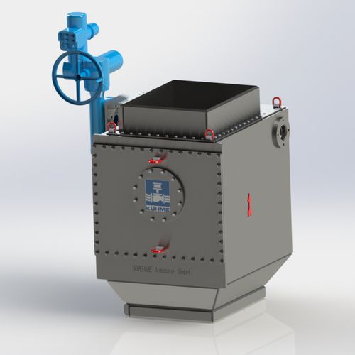 刀闸阀 - KSK - Kühme Armaturen GmbH - 杠杆 / 制动 / 用于气体