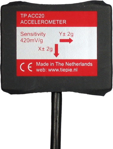 双轴加速度计 - TP-ACC20 - TiePie engineering - 压电 / 车用