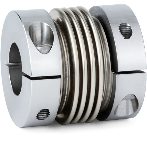 挠性联轴器 - BKS series - R + W Coupling Technology - 波纹管 / 轴 / 紧凑型