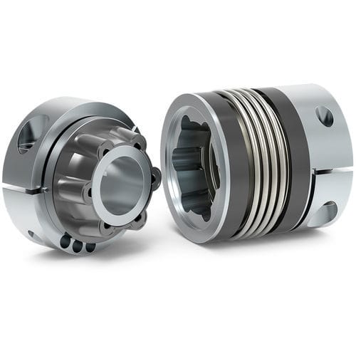 挠性联轴器 - BK5 series - R + W Coupling Technology - 波纹管 / 轴 / 金属波纹式