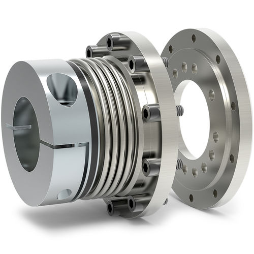 挠性联轴器 - BK8 series - R + W Coupling Technology - 波纹管 / 轴 / 法兰