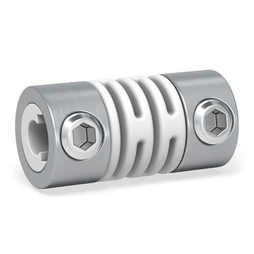 螺旋联轴器 - FK1 series - R + W Coupling Technology - 轴 / 微型 / 不锈钢