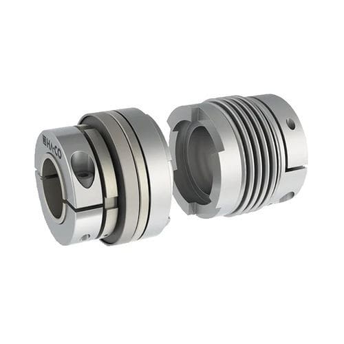 弹性体联轴器 - FHW-F-SB series - HA-CO GmbH - 金属波纹式 / 轴 / 用于零件