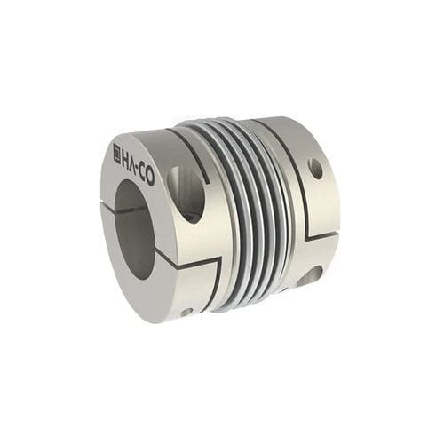 弹性体联轴器 - MKJ-S series - HA-CO GmbH - 轴 / 用于伺服电动机 / 金属波纹式