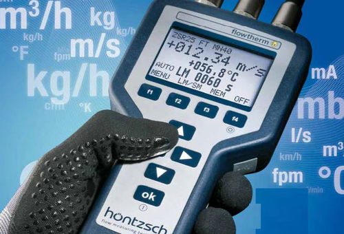 体积流量计 - FLOWTHERM Ex - Höntzsch GmbH & Co KG - 用于气体 / 手持式 / 模拟输出