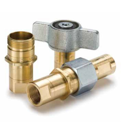 液压接头 - 6100 - Parker Quick Coupling Division - 螺纹 / 快速 / 黄铜