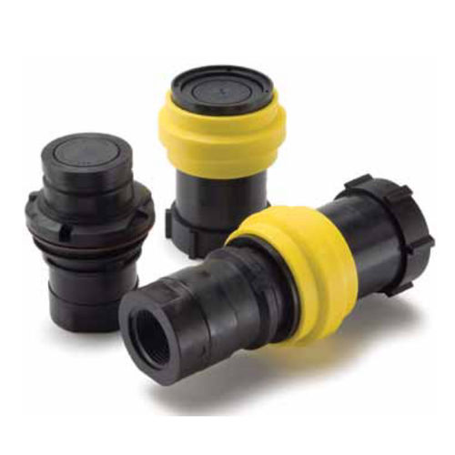 化学品接头 - PF series - Parker Quick Coupling Division - 快速 / 热塑性塑料 / 不锈钢