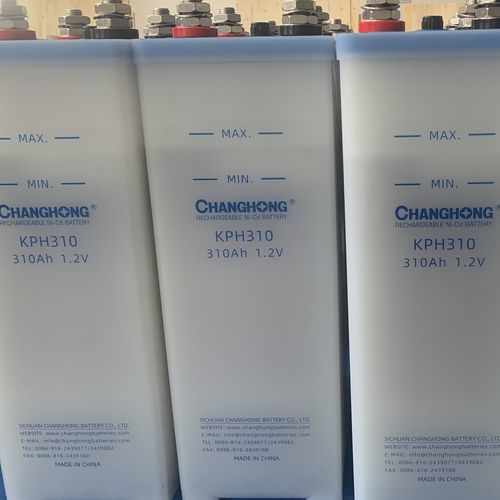 镍镉蓄电池 - KPH310 - SICHUAN CHANGHONG BATTERY CO., LTD. - 棱柱形 / 工业 / IEC