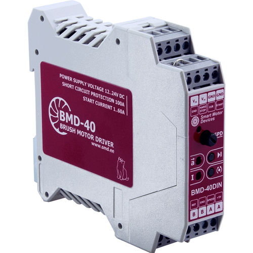 电刷电机控制器 - BMD-40DIN - Smart Motor Devices - 直流 / 模拟输入 / 速度调节器