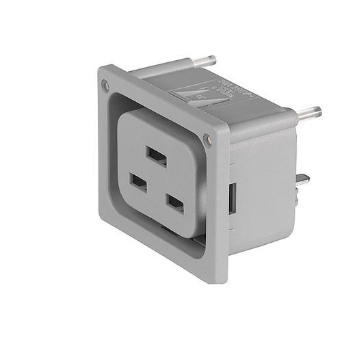 供电连接器 - 4797-5 - SCHURTER - 扣紧式 / 热塑性塑料 / IP40