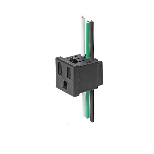 供电连接器 - NR010 - SCHURTER - PCB / 长方形 / 扣紧式