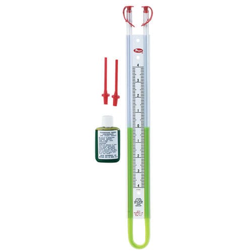 差动压力计 - FLEX-TUBE® 122 series - DWYER - 直接读取式 / 塑料 / 液柱式