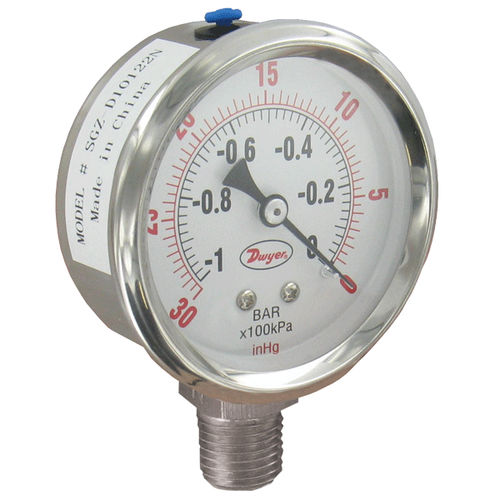 差动压力计 - SGZ series - DWYER - 表盘 / 螺纹 / NPT 1/4