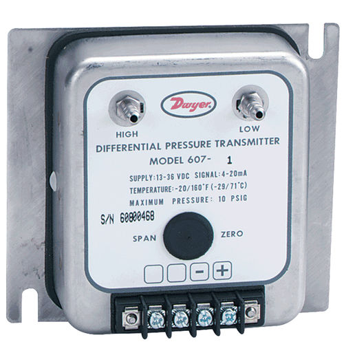 差压压力变送器 - 607 series - DWYER/德威尔 - 硅 / 4-20 mA / 不锈钢