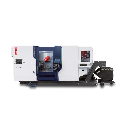 数控车削铣削中心 - HYPERTURN 65 Powermill G2 - EMCO GmbH - 卧式 / 3轴 / 双轴