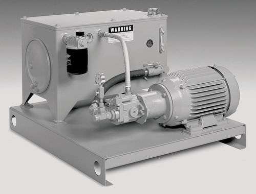 电动机液压动力单元 - CONTINENTAL HYDRAULICS - 固定式 / 活塞泵