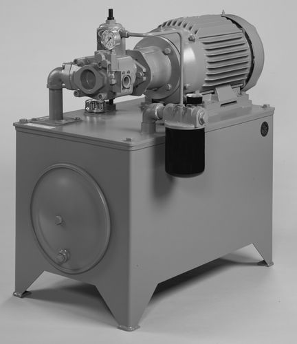 电动式液压动力单元 - NFPA-JIC - CONTINENTAL HYDRAULICS - 固定式 / 活塞泵 / 带有齿轮泵