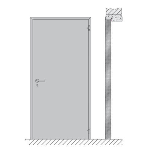 平开门 - HEINEN SONDERMASCHINENBAU Neustadt GmbH - 钢 / PVC / 室内