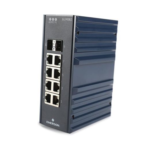 管理型以太网交换机 - IC086GLM082 - Emerson - 10 端口式 / 千兆以太网 / ProfiNet