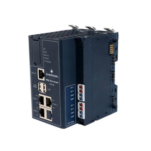 可编程自动化控制器 / 紧凑型 - PACSystems RSTi-EP CPE220 - Emerson - 模拟输入 / 数字输入 / 模拟输出