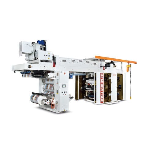8色柔性版印刷机 - HM-1206CIEV-F - Hemingstone Machinery - 6色 / 用于塑料膜