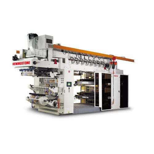 层叠式柔性版印刷机 - HM-804FP-OD/ 1004FP-OD/ 1204FP-OD/ 1404FP-OD/ 1604FP-OD - Hemingstone Machinery - 4色 / 用于纸张