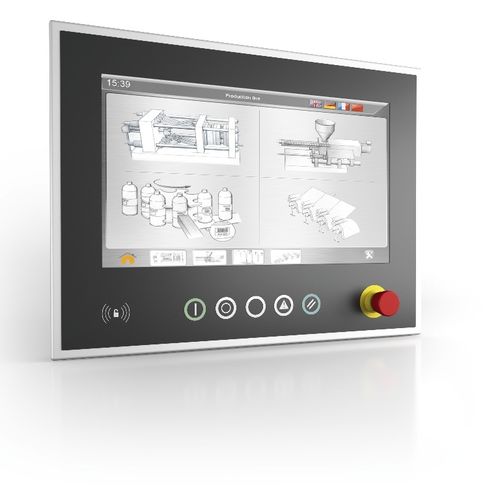 不锈钢HMI - B&R Industrie-Elektronik/贝加莱 - 电阻式触摸屏 / 感应电容 / 多点触摸屏