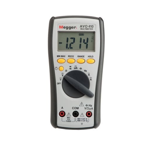 数字万用表 - AVO410 - MEGGER/梅格 - 手持式 / 1000 V / 10 A
