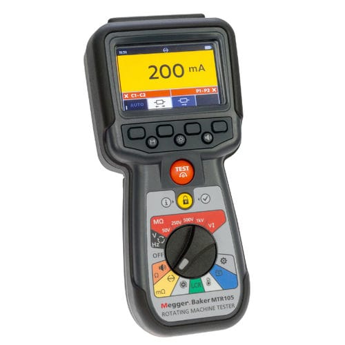 电机测试仪 - MTR105 - MEGGER/梅格 - 连续性 / 电阻 / 隔离电阻