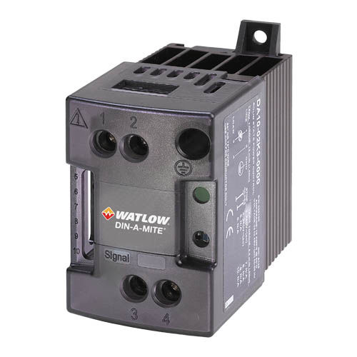 单相功率控制器 - DIN-A-MITE® A  - Watlow Electric Manufacturing Company - DIN导轨
