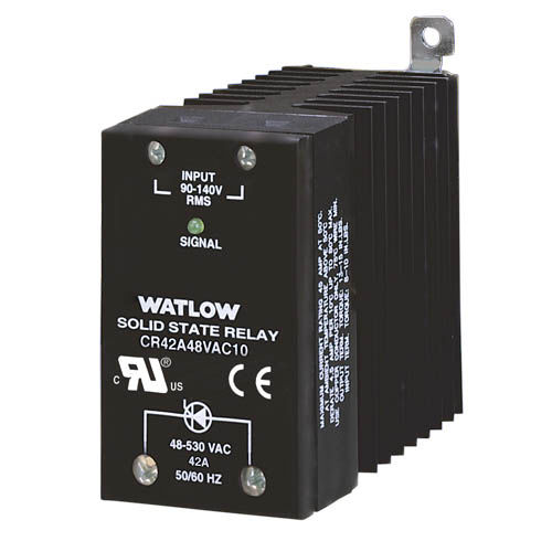 交流静态继电器 - CZR  - Watlow Electric Manufacturing Company - 紧凑型 / 单相 / DIN导轨