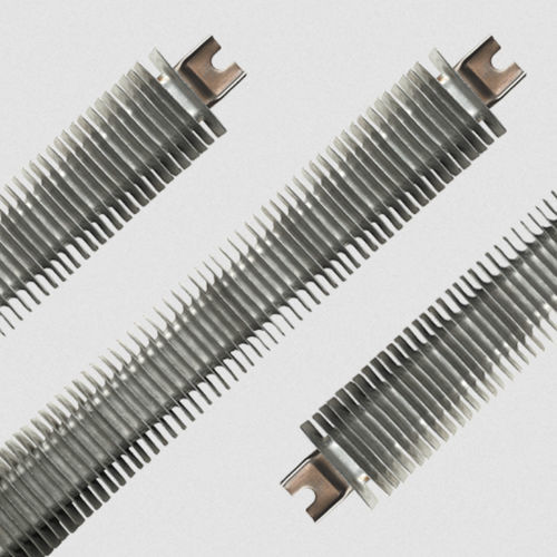 管状加热组件 - FINBAR™ - Watlow Electric Manufacturing Company - 翼型 / 钢