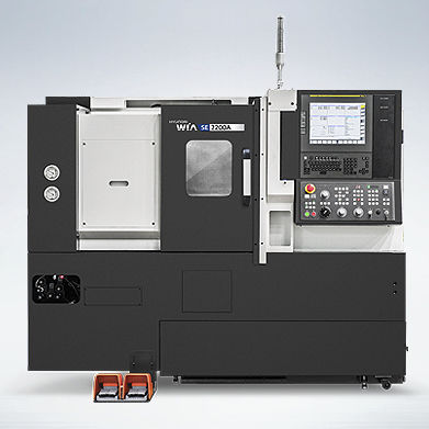 CNC数控车削加工中心 - SE2200 series - WIA - 双轴 / 12工具 / 带式加力
