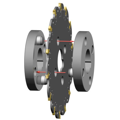 扣联侧铣刀 - KVNS™ KVNS series - Kennametal/肯纳金属公司 - 可拆除刀片 / 开槽 / 切割刃