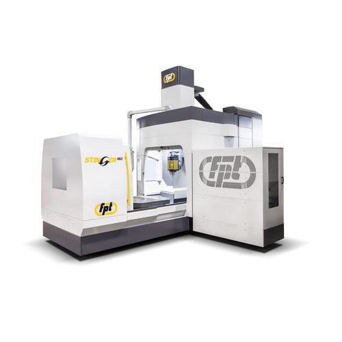 立式数控铣床 - STINGER  - FPT INDUSTRIE - 5轴 / 旋转台 / 用于模具工业