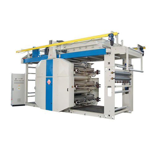 在线柔性版印刷机 - SIRIO 6 series - bfm S.r.l., Costruzione Macchine per Materie Plastiche - 6色 / 塑料袋 / 纸袋