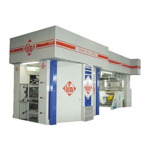 中央滚筒式柔性版印刷机 - VENUS 6 series - bfm S.r.l., Costruzione Macchine per Materie Plastiche - 6色 / 用于纸张 / 用于塑料膜