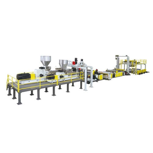 多层管道挤出生产线 - JW series - Jwell Extrusion Machinery Co., Ltd., Shanghai - 双螺杆 / 单层 / 带触摸屏