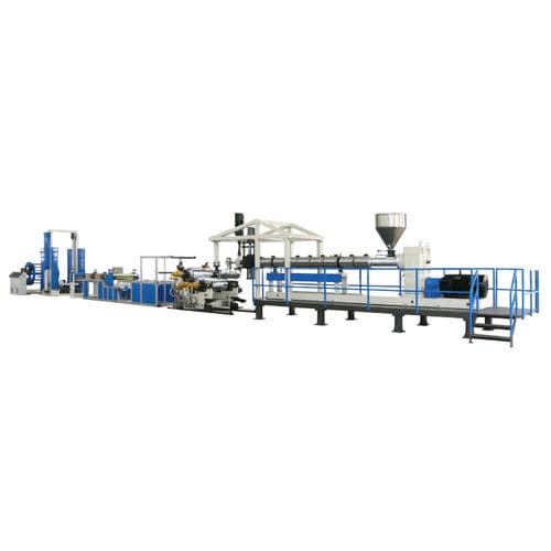 片材管道挤出生产线 - CJWH75/40-1000 - Jwell Extrusion Machinery Co., Ltd., Shanghai - 用于聚乳酸